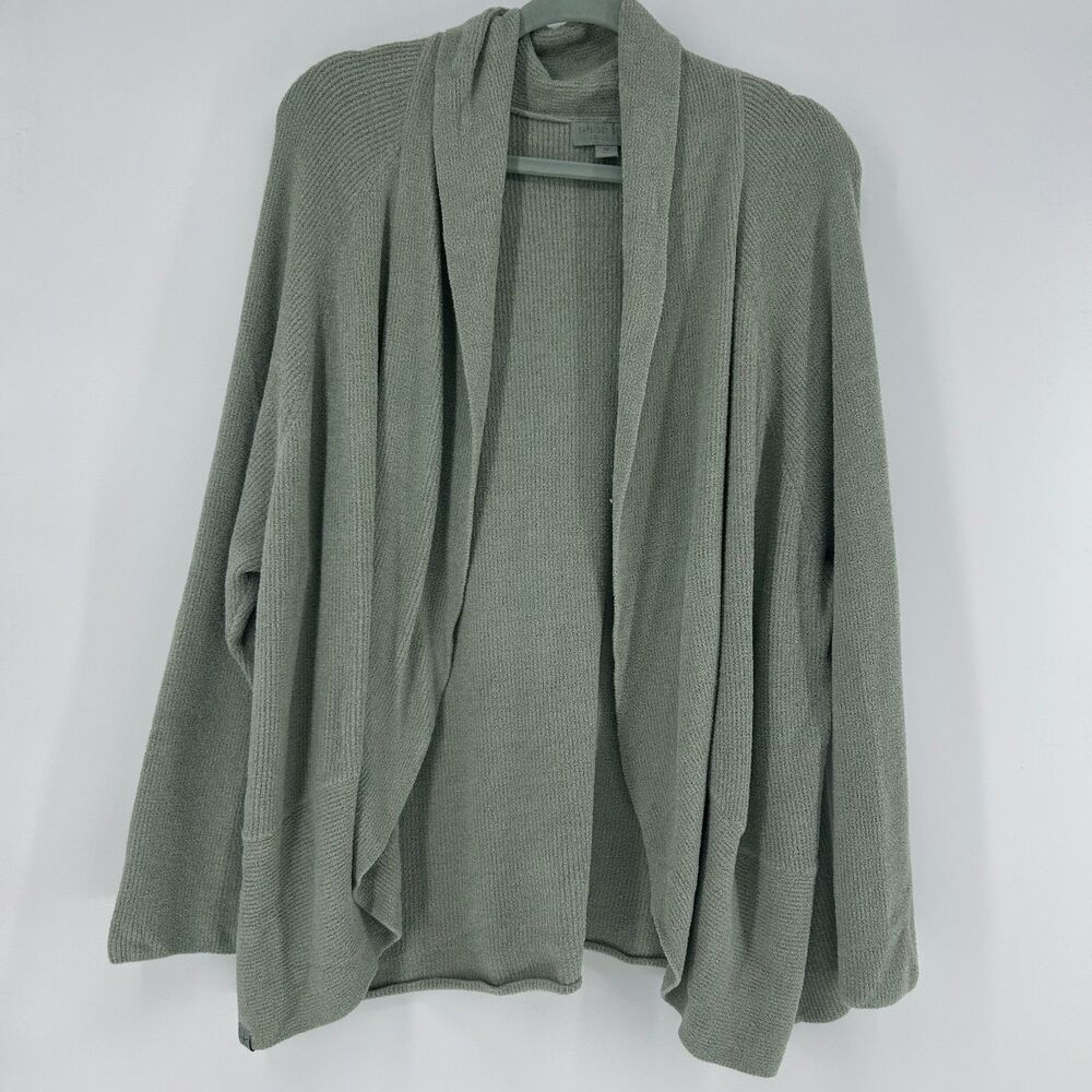 Barefoot Dreams CozyChic Ultra Lite Cocoon Cardigan Womens 2XL Green Beach Glass